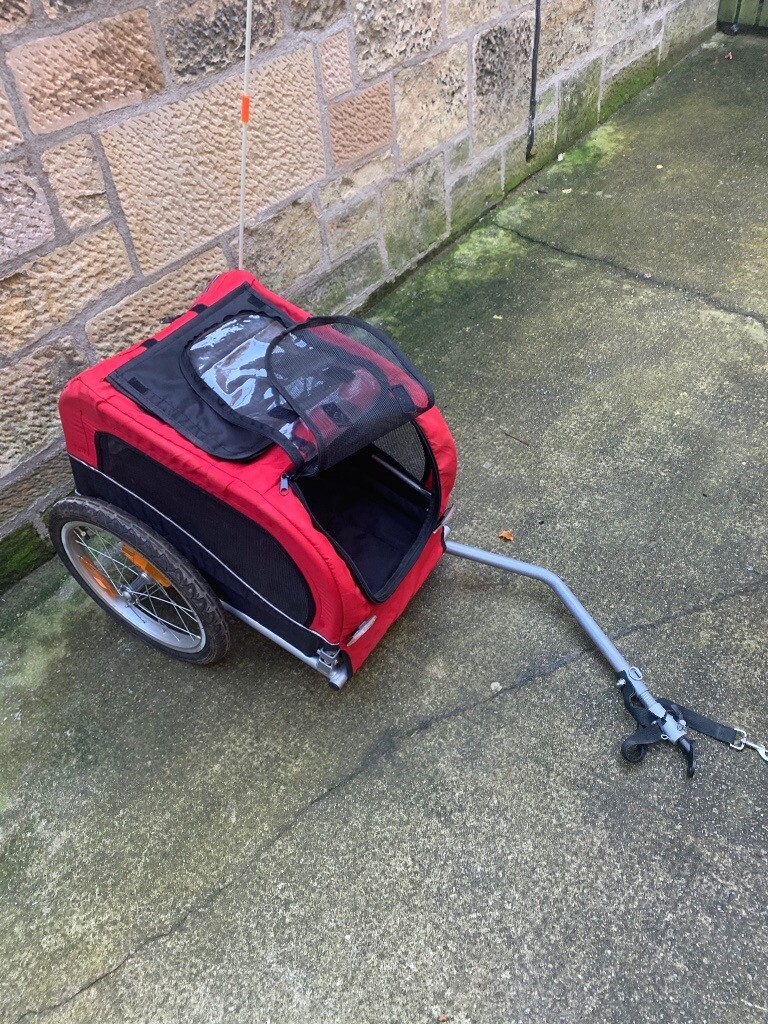 trixie bicycle trailer medium